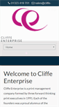 Mobile Screenshot of cliffe-enterprise.com